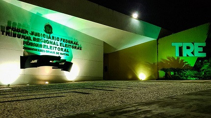 Fachada do Tribunal Regional Eleitoral do Rio Grande do Norte