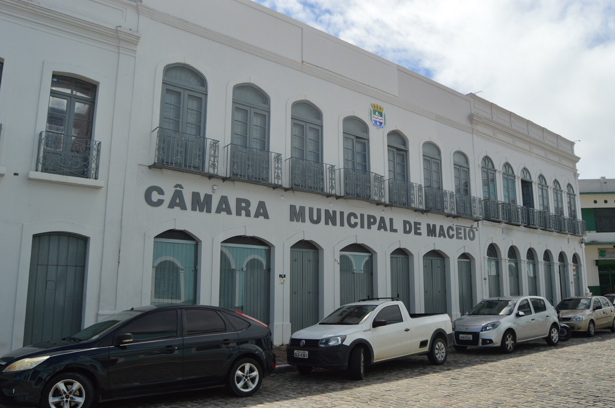 Fachada da Câmara Municipal de Maceió