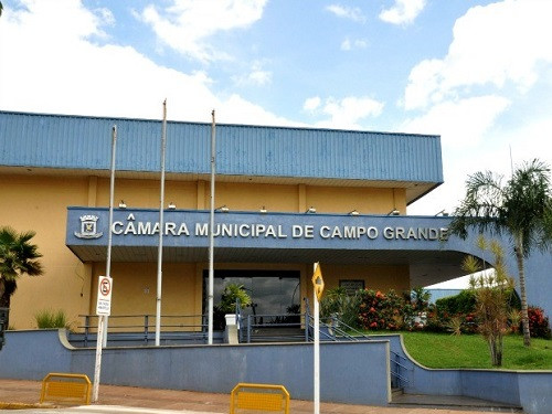 Fachada da Câmara Municipal de Campo Grande